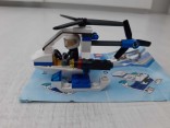 Stavebnice Lego city policej. vrtulník+raketoplan